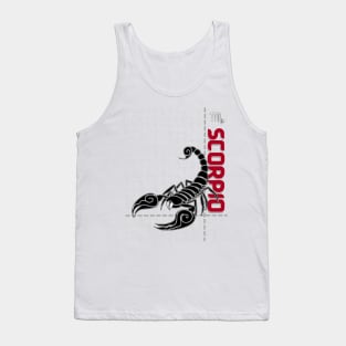 Scorpio zodiac symbol Tank Top